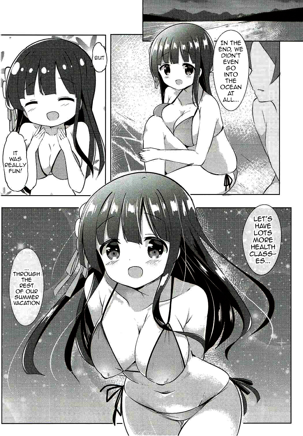 Hentai Manga Comic-PE With Chiya-chan -Beach Arc--Read-19